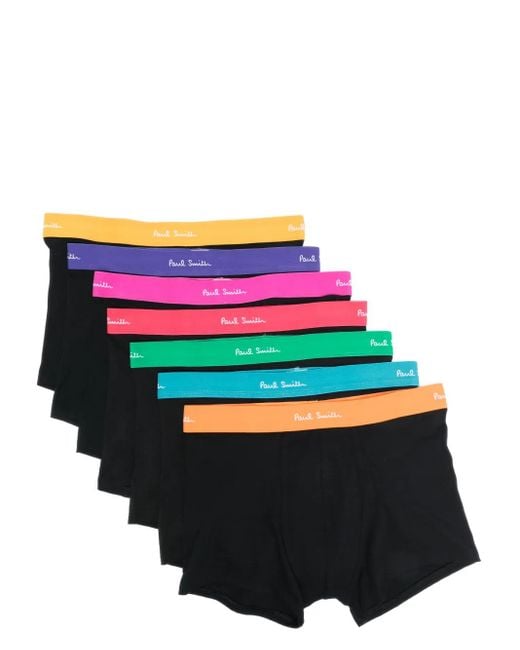 Paul Smith Black Confezione Da Sette Boxer for men