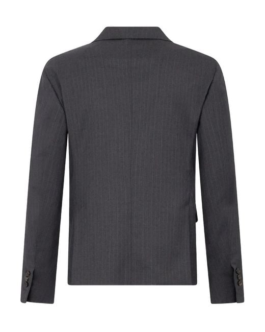 DSquared² Gray Pinstriped Blazer for men
