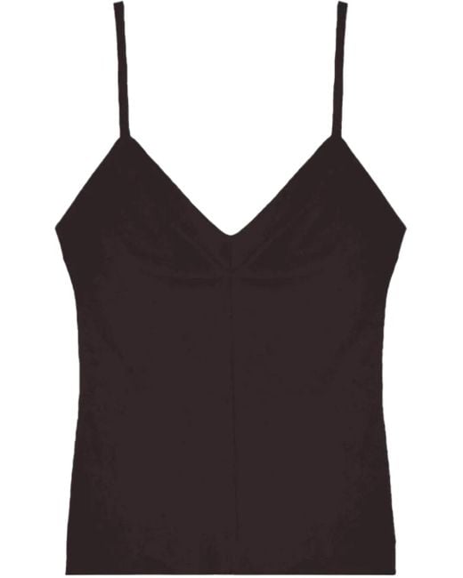 Jil Sander Black Sleeveless Tank Top