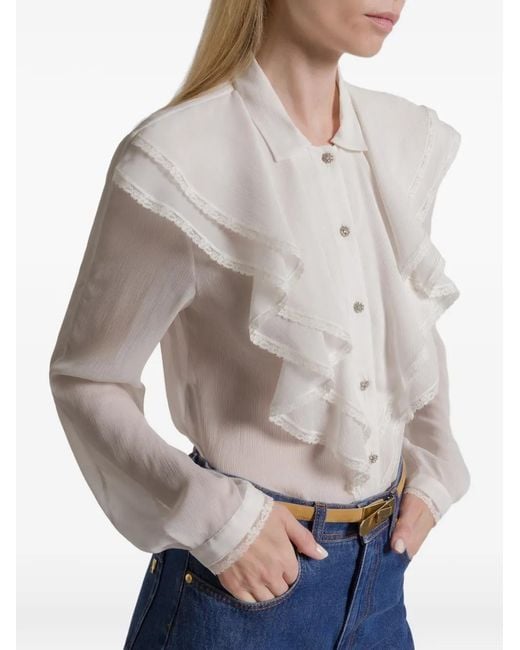 Alberta Ferretti White Shirts