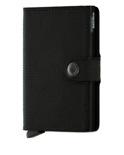 Secrid Black Mini Portemonnaie Mit Knöpfen