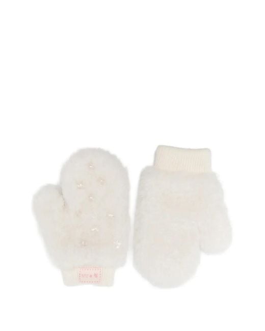 Rockfish White X Susan Fang Furry Gloves