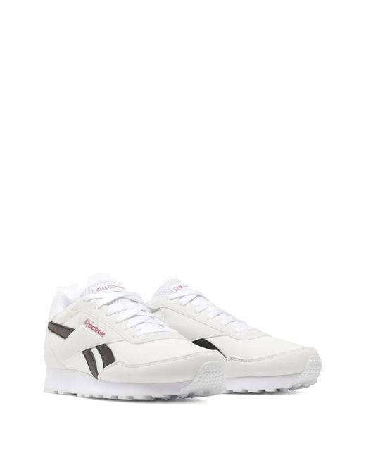 Reebok White Rewind Run /Core" Sneakers