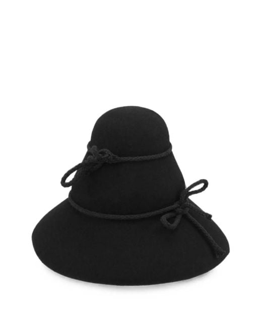 Henrik Vibskov Black Tower Sculptural-Crown Hat