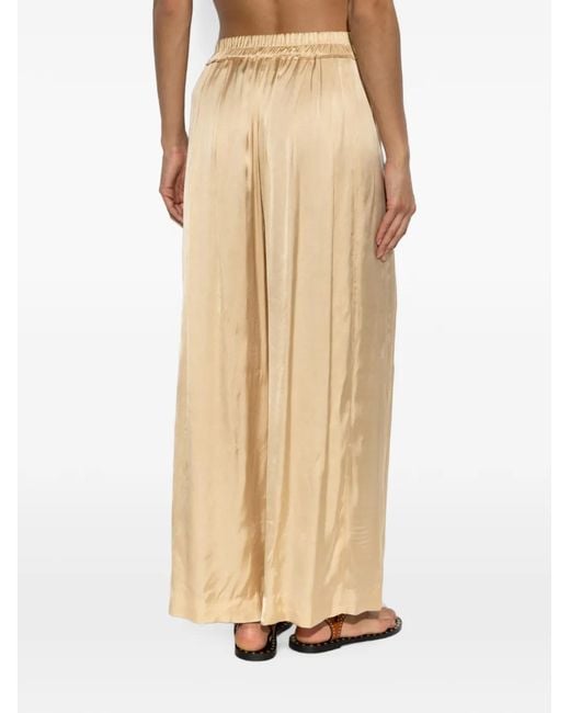 Isabel Marant Natural Nolia Pleated Trousers