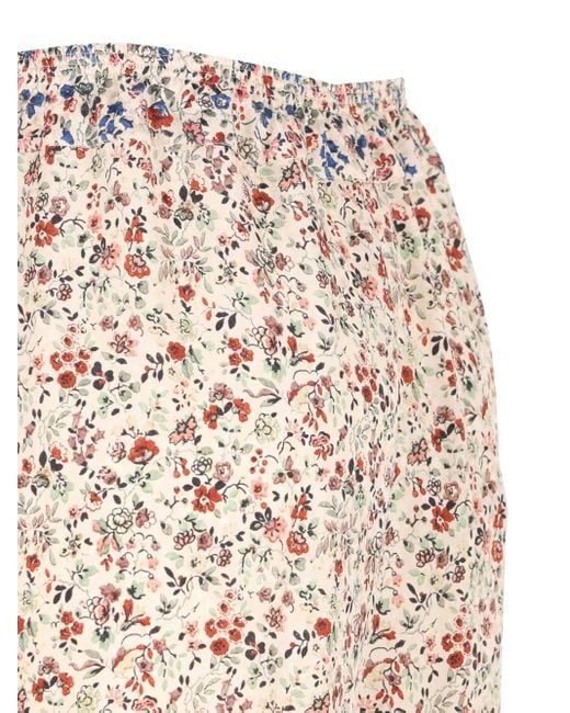 Loro Piana Emon フローラル パンツ Natural