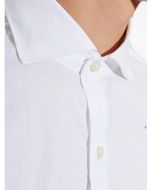 Paul & Shark White Soffio Long-Sleeve Shirt for men