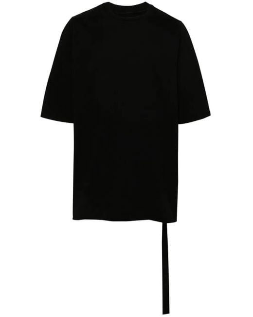 Rick Owens Black Jumbo Ss T Cotton T-Shirt for men