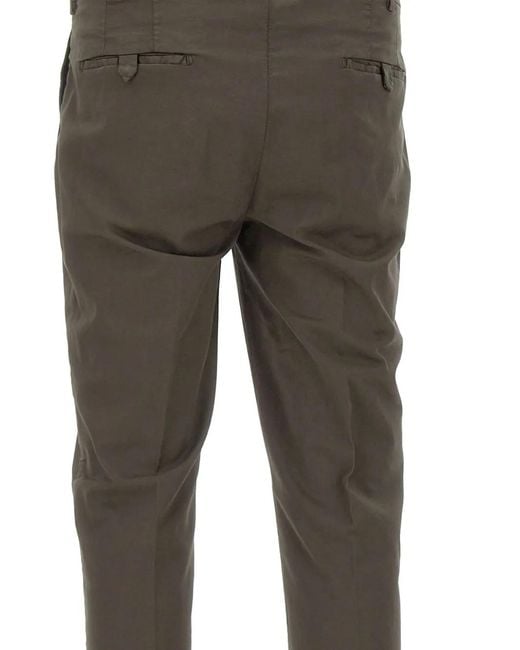 Devore Broek Met Riemlussen in het Gray voor heren