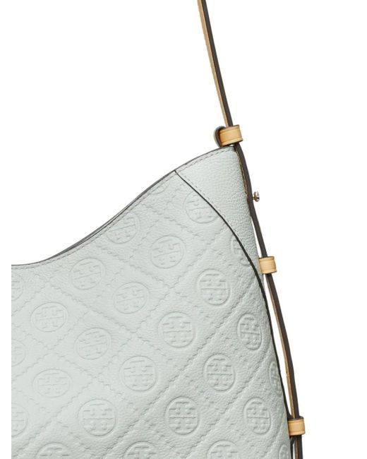 Borsa A Spalla Con Monogramma di Tory Burch in Blue