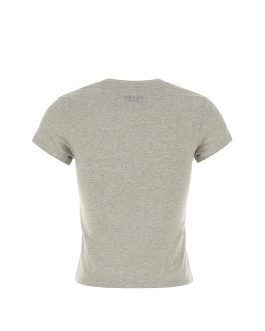 KENZO Gray T-Shirt Wild Tiger