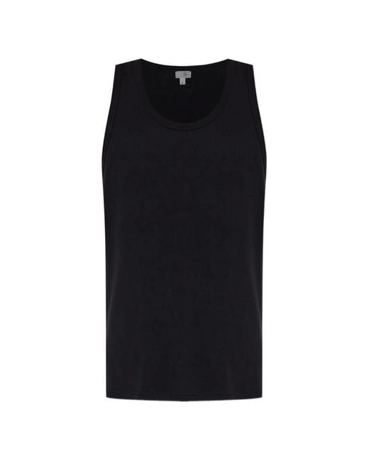 MM6 by Maison Margiela Black Logo-Patch Vest for men