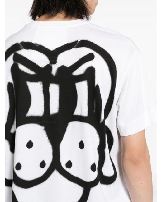 Camiseta Estampada Givenchy de hombre de color White