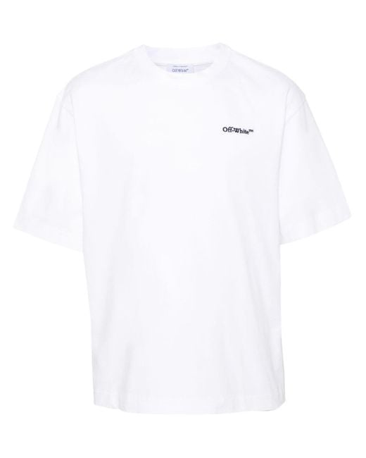 Camiseta de algodón Off-White c/o Virgil Abloh de hombre de color White