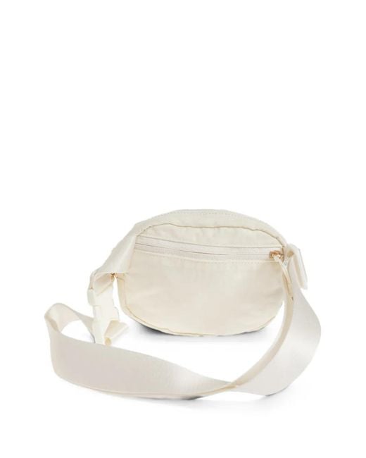 Nike White Sac À Bandoulière À Plaque Logo