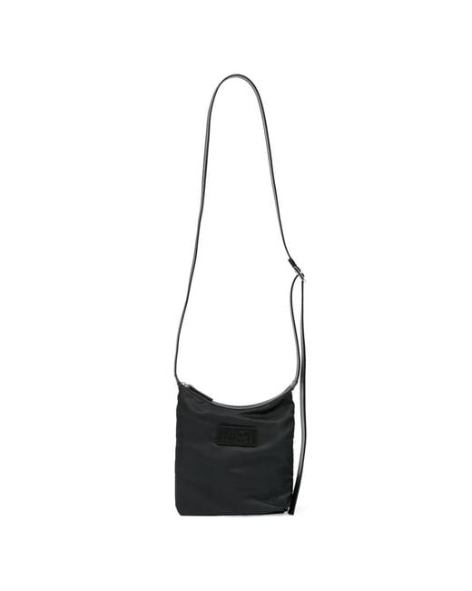 MM6 by Maison Margiela White Logo-Patch Cross Body Bag