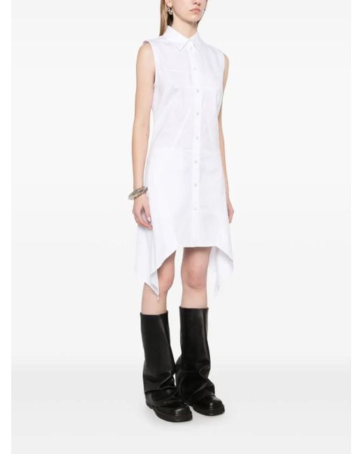 Helmut Lang White Dresses