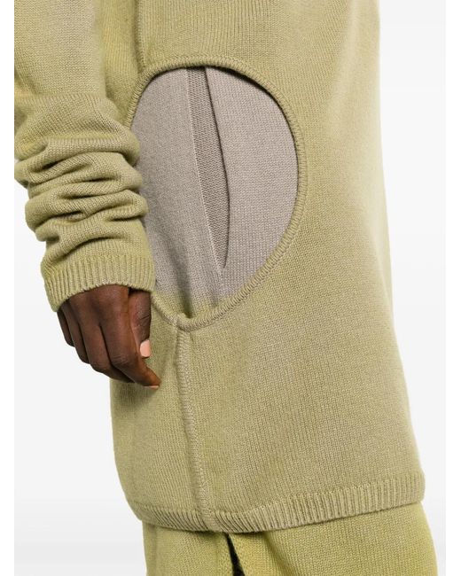 Moncler Natural Subhuman Cut-Out Jumper