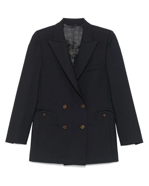 Blazé Milano Blue First Class Everyday Double-Breasted Blazer