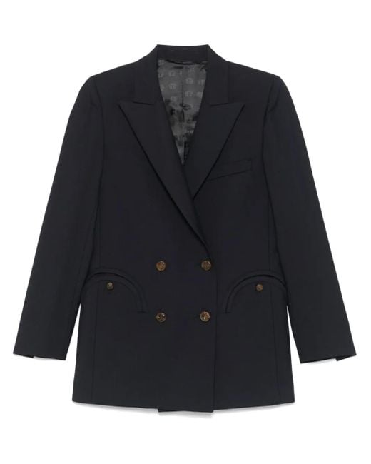 Blazé Milano Blue First Class Everyday Double-Breasted Blazer