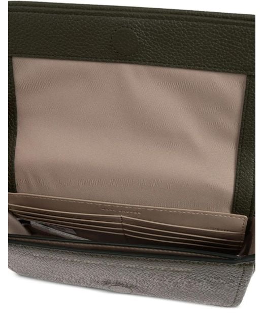 Marc Jacobs Green Compact Clutch Bag With Embossed Logo