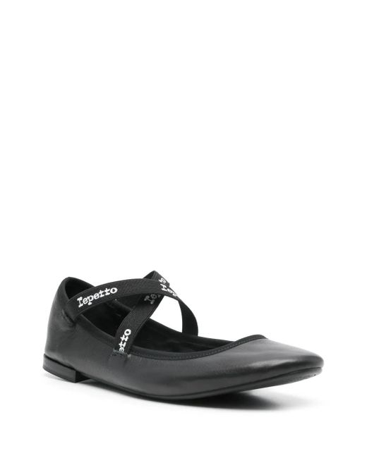 Repetto Black Joana Ballerina Shoes