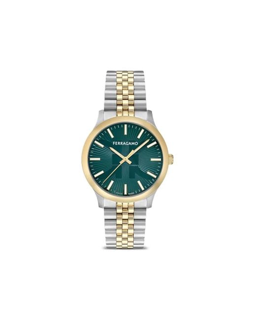 Ferragamo Blue Two-Tone 40Mm for men