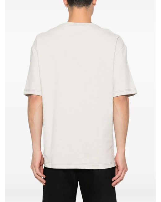 Lemaire White Jersey T-Shirt for men