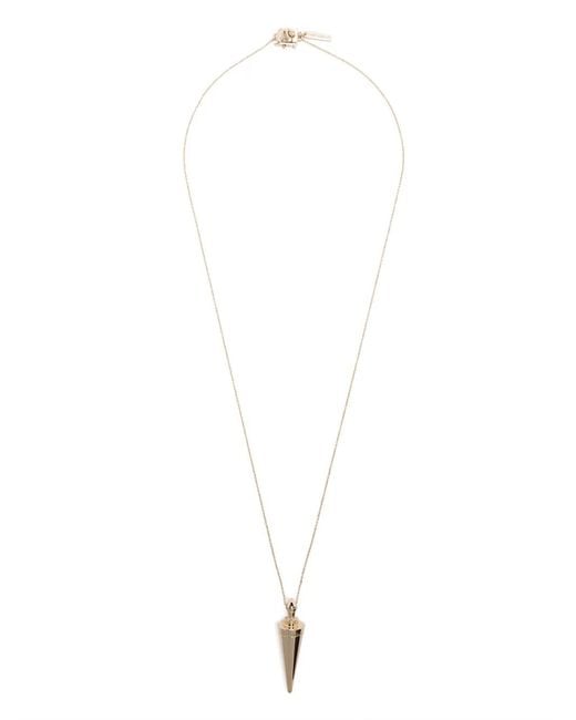 Eddie Borgo White Cone Urn Pendant Necklace