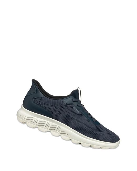Geox Blue Spherica Plus Lace-Up Sneakers