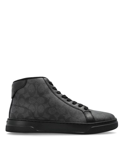 COACH Black High Line Sneakers for men