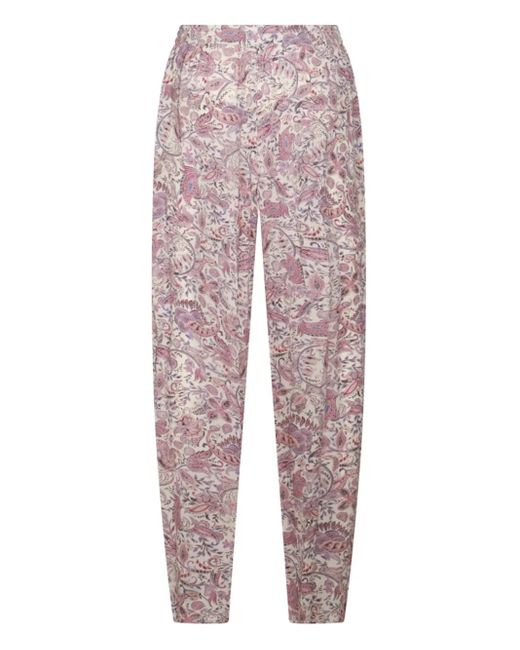 Isabel Marant Natural Drawstring Trousers