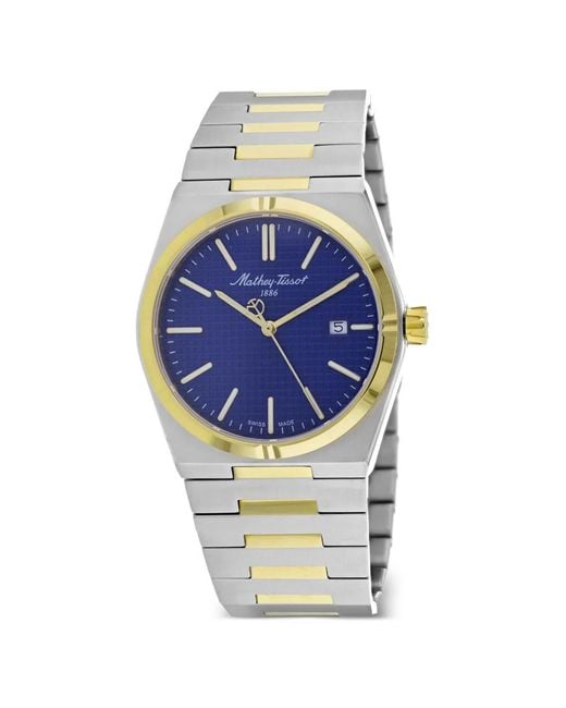 Mathey-Tissot Blue Montre Zoltan Mm for men