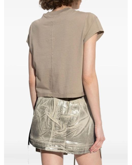 Rick Owens White Short-Sleeve Patch-Pocket T-Shirt