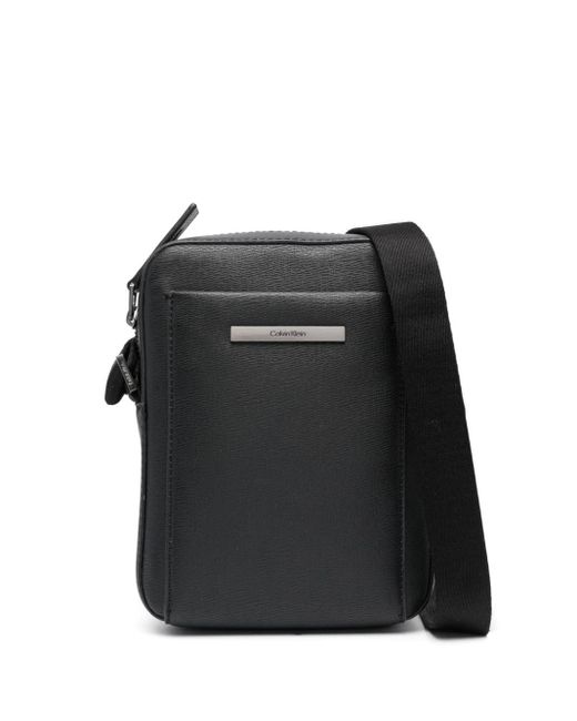Calvin klein satchel best sale mens