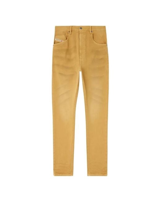 DIESEL Yellow D-Krooley-Bw Jeans for men