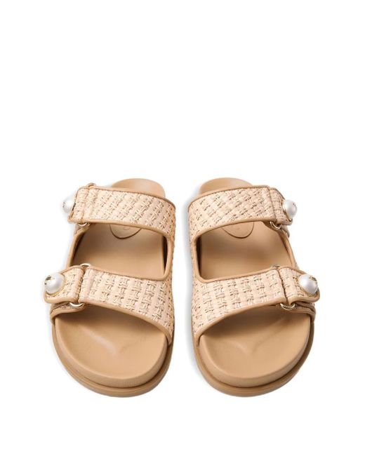 Sandales Fayence Jimmy Choo en coloris Natural