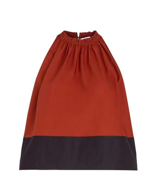 Proenza Schouler Red Esme Top