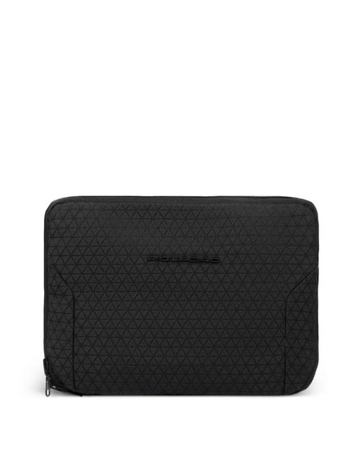 Piquadro Black Geometric Pocket Holdall