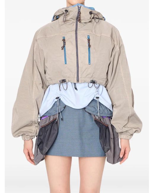 Kolor Blue Veste Zippée À Capuche