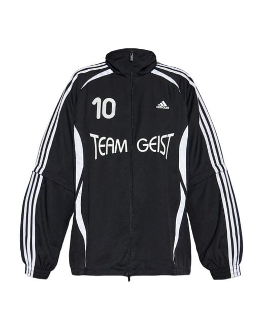Adidas Black Adilenium Season 4 Zip-Fastening Jacket