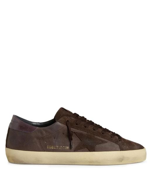 Golden Goose Deluxe Brand Brown Super-Star Ltd Trainers for men