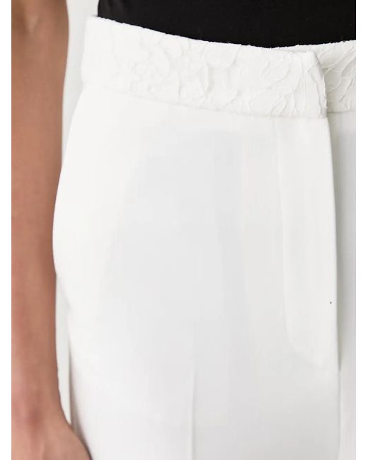 Morgan Flared Broek in het White