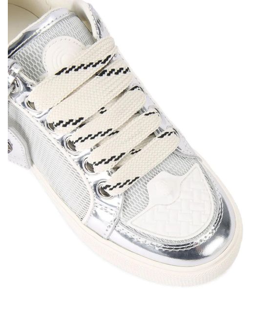 Kurt Geiger Southbank Tag メタリック メッシュスニーカー White