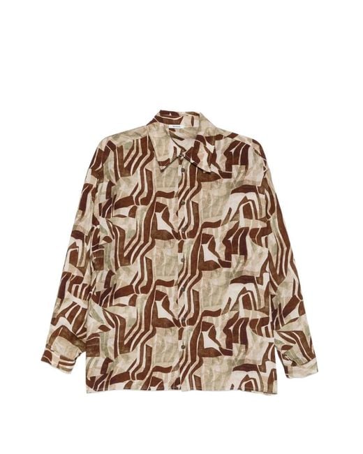 Imperial Natural Abstract-Print Shirt for men