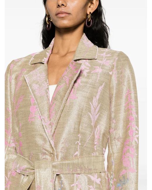 Forte_forte Natural Heaven Jacquard Coat