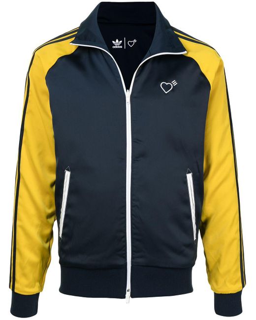 Adidas Blue X Human Made Firebird Track Jacket for men