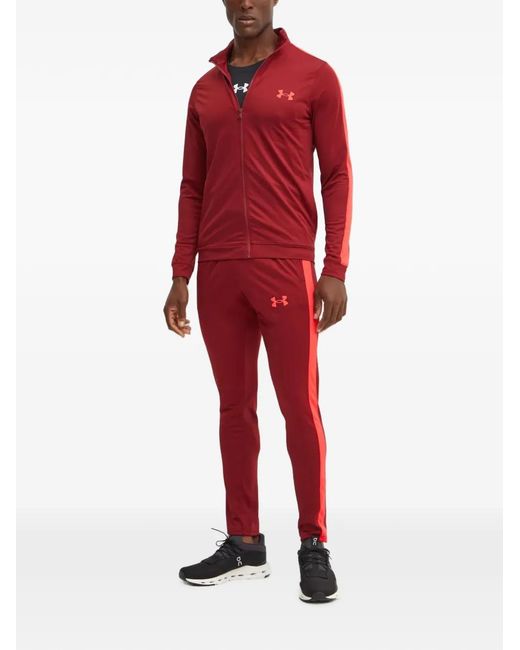 Under Armour Red Ua Rival Zip-Up Tracksuit for men