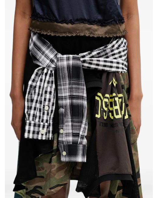 Abito Midi Con Design Patchwork di ANDERSSON BELL in Blue