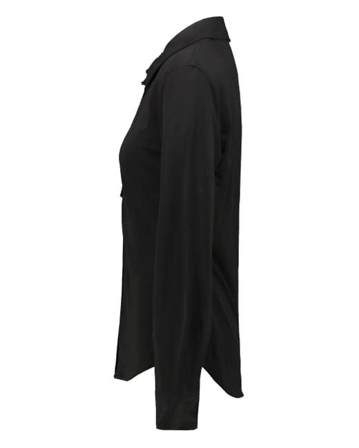 Lemaire Black Button Shirt